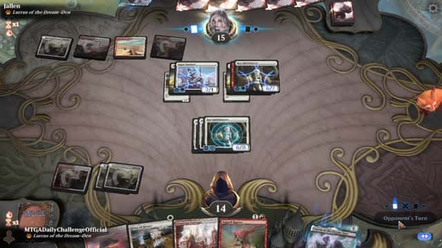 Watch MTG Arena Video Replay - Boros Aggro by MTGADailyChallengeOfficial VS Boros Midrange by Jallen - Traditional Historic Event