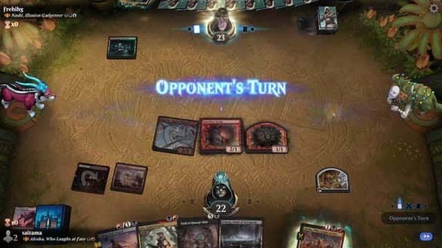 Watch MTG Arena Video Replay - Alesha, Who Laughs at Fate by saitama VS Nashi, Illusion Gadgeteer by Frehihg - Historic Brawl