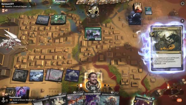 Watch MTG Arena Video Replay - Sorin of House Markov by Numbskull VS Vannifar, Evolved Enigma by Batman189 - Historic Brawl