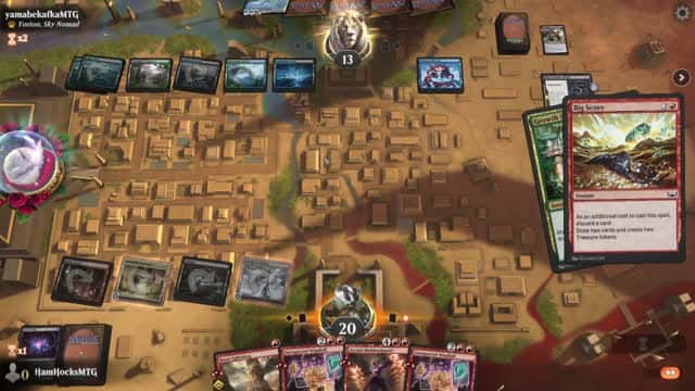 Watch MTG Arena Video Replay - Grixis Control by HamHocksMTG VS Sultai Control by yamabekafkaMTG - Explorer Play