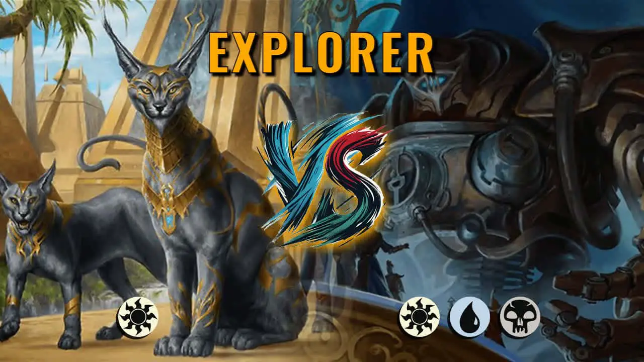 Watch MTG Arena Explorer Video - Mono White Aggro by Khat VS Esper Control by Blackowl328 - cbc8c2