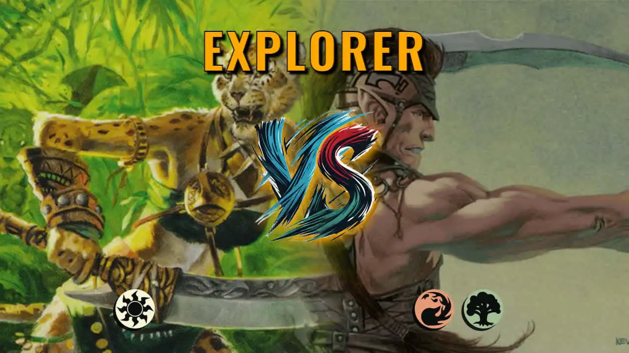 Watch MTG Arena Explorer Video - Mono White Aggro by Khat VS Gruul Aggro by drewtetz - a580f6