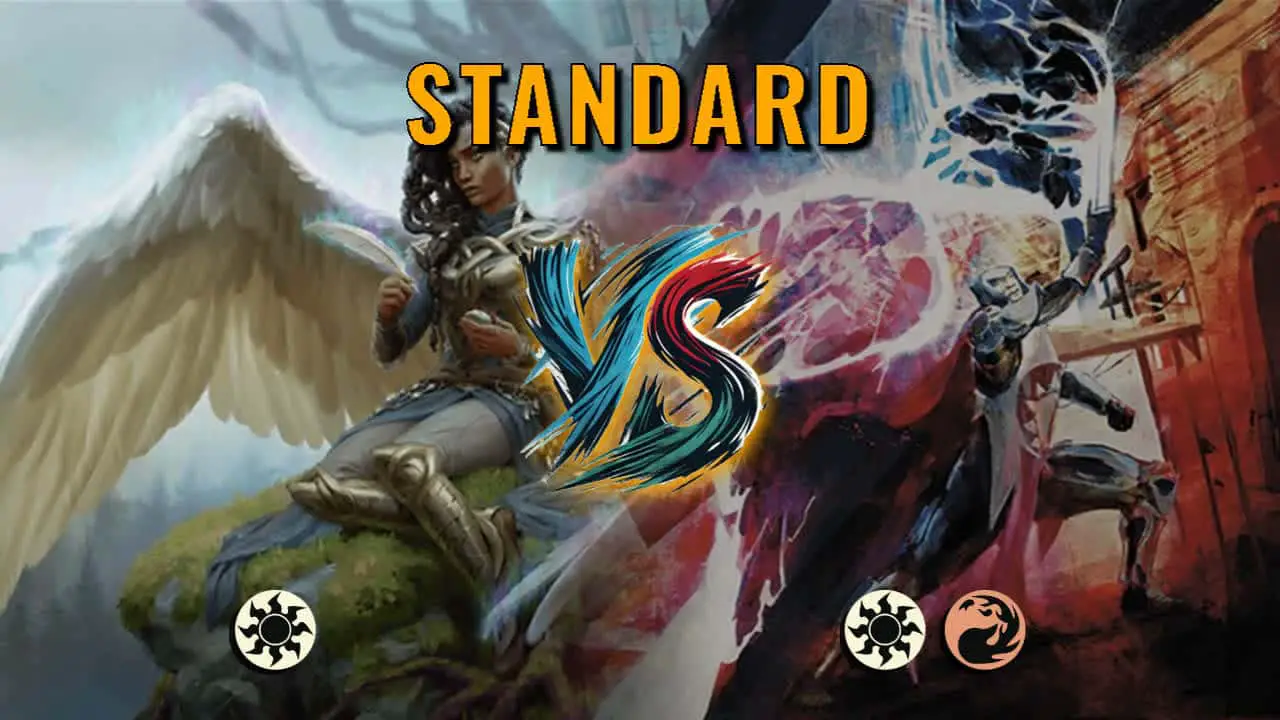 Watch MTG Arena Standard Video - Mono White Midrange by ToneLoc1899 VS Boros Midrange by spooky33 - 943874