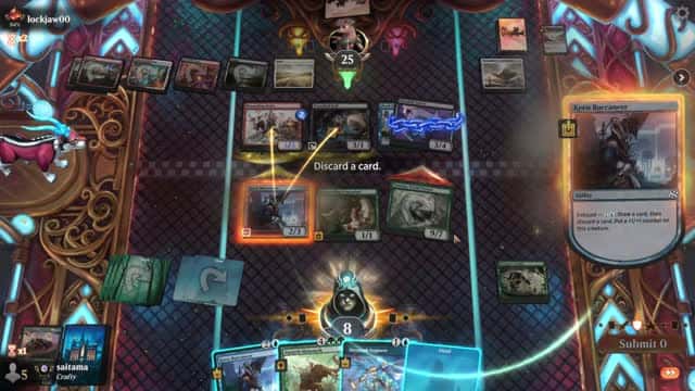 Watch MTG Arena Video Replay - Sultai Midrange by saitama VS Mardu Midrange by lockjaw00 - Premier Draft Ranked