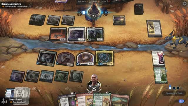 Watch MTG Arena Video Replay - Tom Bombadil by Shurrikane VS Lurrus of the Dream-Den by BananasaurusRex - Historic Brawl Challenge Match