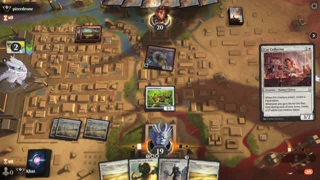 Watch MTG Arena Video Replay - Mono White Midrange by Khat VS Mono Red Aggro by piterdrone - Explorer Ranked