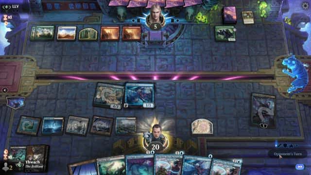 Watch MTG Arena Video Replay - Dimir Midrange by Yhwach VS Naya Midrange by LLV - Standard Traditional Ranked
