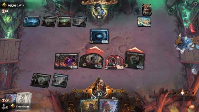 Watch MTG Arena Video Replay - Dimir Aggro by Shurrikane VS Dimir Midrange by SQKSQ GAVIN - Standard Ranked