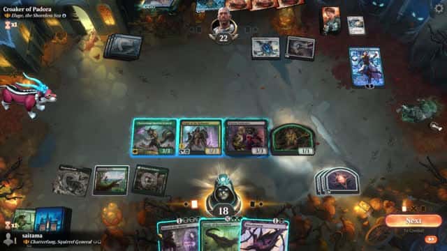 Watch MTG Arena Video Replay - Chatterfang, Squirrel General by saitama VS Eluge, the Shoreless Sea by Croaker of Padora - Historic Brawl