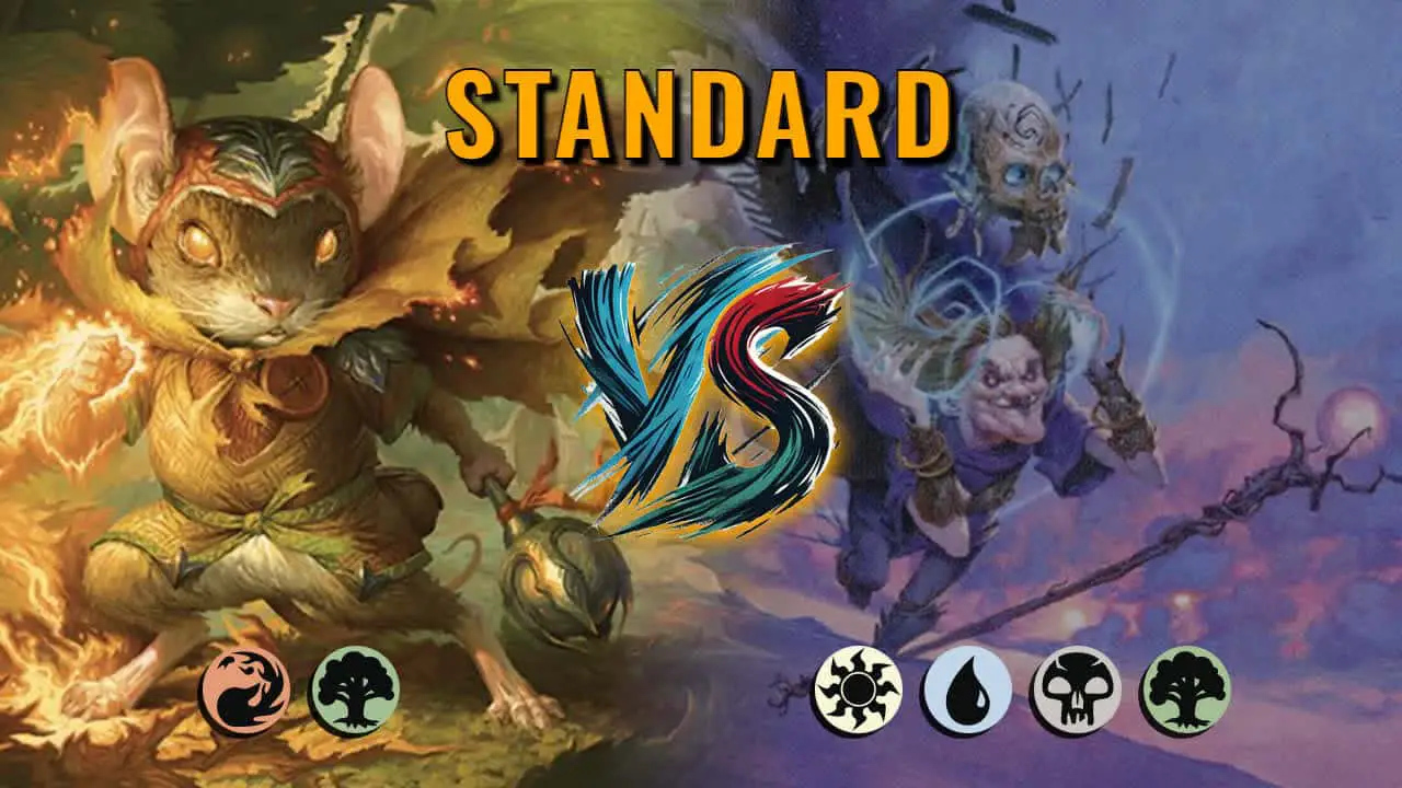 Watch MTG Arena Standard Video - Gruul Aggro by CunicoliGoblin VS WUBG Midrange by Edify - 70f276