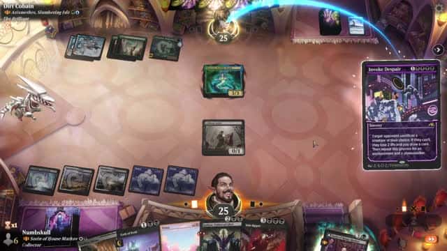 Watch MTG Arena Video Replay - Sorin of House Markov by Numbskull VS Arixmethes, Slumbering Isle by Dirt Cobain - Historic Brawl