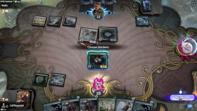 Watch MTG Arena Video Replay - Simic Aggro by GBThundaII VS Azorius Aggro by Mally - Explorer Play