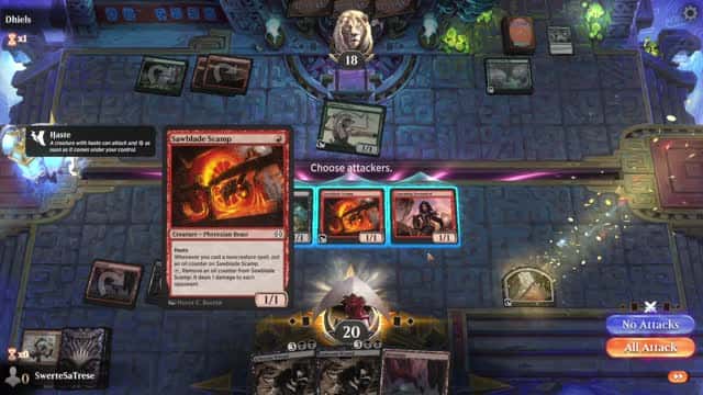 Watch MTG Arena Video Replay - Rakdos Aggro by SwerteSaTrese VS Gruul Midrange by Dhiels - Standard Play