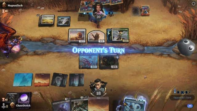 Watch MTG Arena Video Replay - 4 Color Midrange by ChaseDerick VS Azorius Midrange by MagnusFisch - Premier Draft Ranked