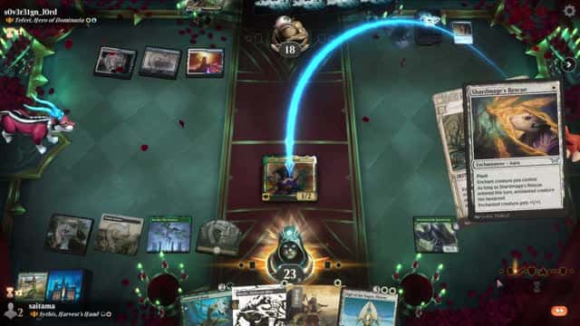 Watch MTG Arena Video Replay - Sythis, Harvest's Hand by saitama VS Teferi, Hero of Dominaria by s0v3r31gn_l0rd - Historic Brawl