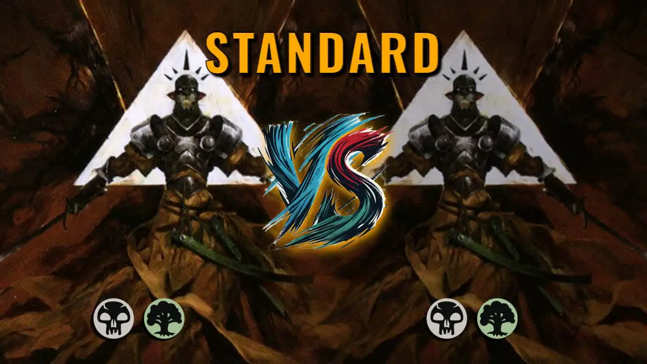 Watch MTG Arena Standard Video - Golgari Midrange by Numbskull VS Golgari Midrange by nicolblightas - 43896f