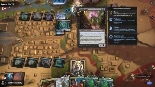 Watch MTG Arena Video Replay - Simic Midrange by HamHocksMTG VS Dimir Control by Lemon_NMTG - Explorer Play