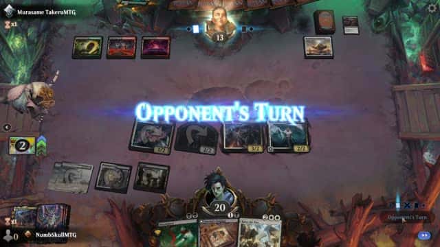 Watch MTG Arena Video Replay - Orzhov Midrange by NumbSkullMTG VS Jund Midrange by Murasame TakeruMTG - Standard Ranked