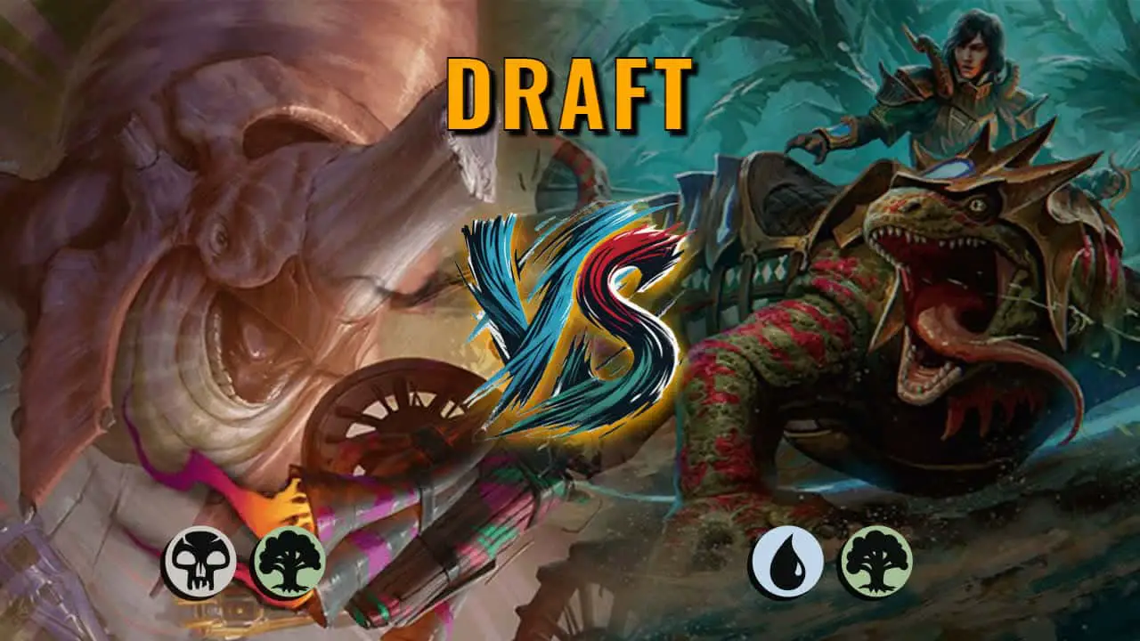 Watch MTG Arena Draft Video - Golgari Midrange by saitama VS Simic Aggro by KovaakMac - 192c8c