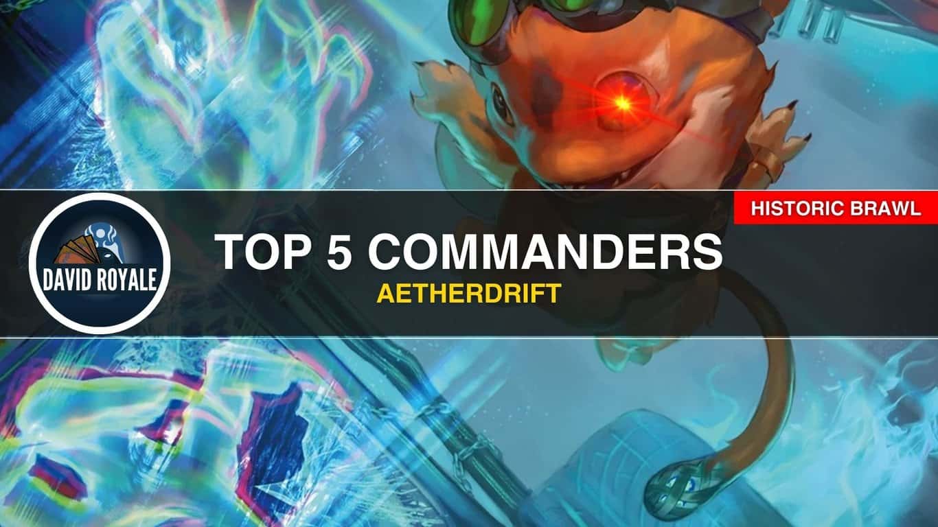 Discover the top 5 Aetherdrift Brawl Commanders in MTG Arena, optimized for high-speed, aggressive gameplay with Vehicles and graveyard synergies.