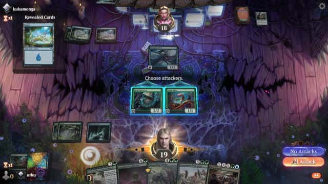 Watch MTG Arena Video Replay - Simic Midrange by utku VS Mono Blue Control by kukamonga - Standard Ranked