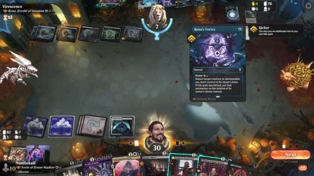 Watch MTG Arena Video Replay - Sorin of House Markov by Numbskull VS Rona, Herald of Invasion by Virescence - Historic Brawl