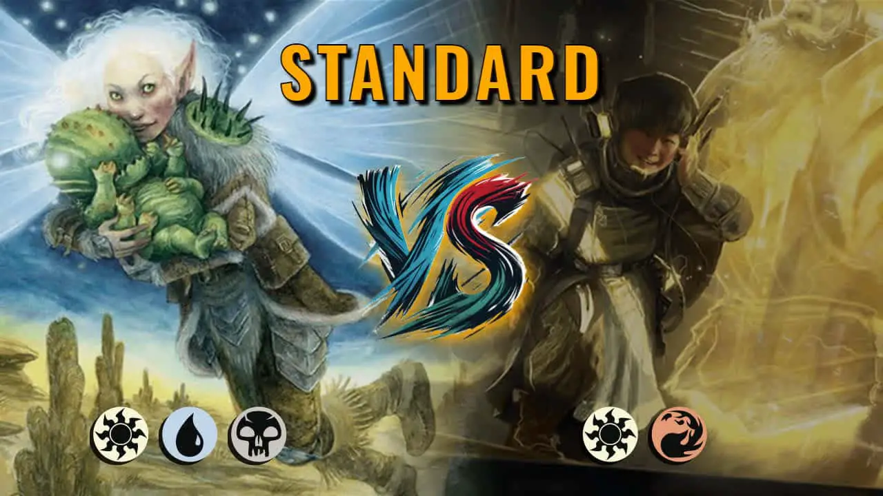 Watch MTG Arena Standard Video - Esper Aggro by Yhwach VS Boros Aggro by PaulHawk - 766f31