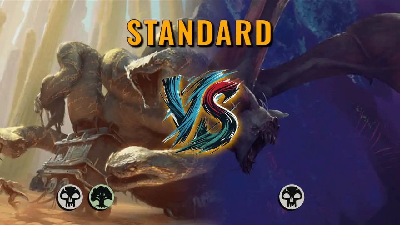 Watch MTG Arena Standard Video - Golgari Aggro by GBThundaII VS Mono Black Midrange by Nugget - f37bbc