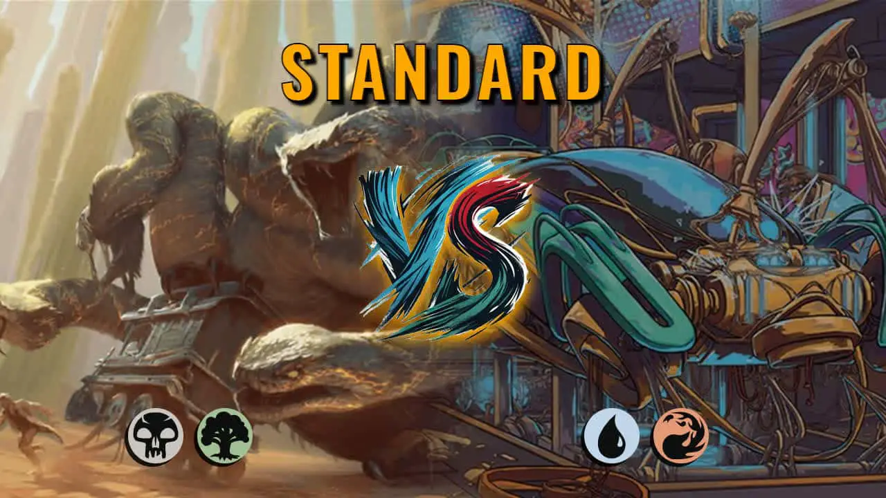 Watch MTG Arena Standard Video - Golgari Aggro by GBThundaII VS Izzet Midrange by GTR34ICEMAN - 226452