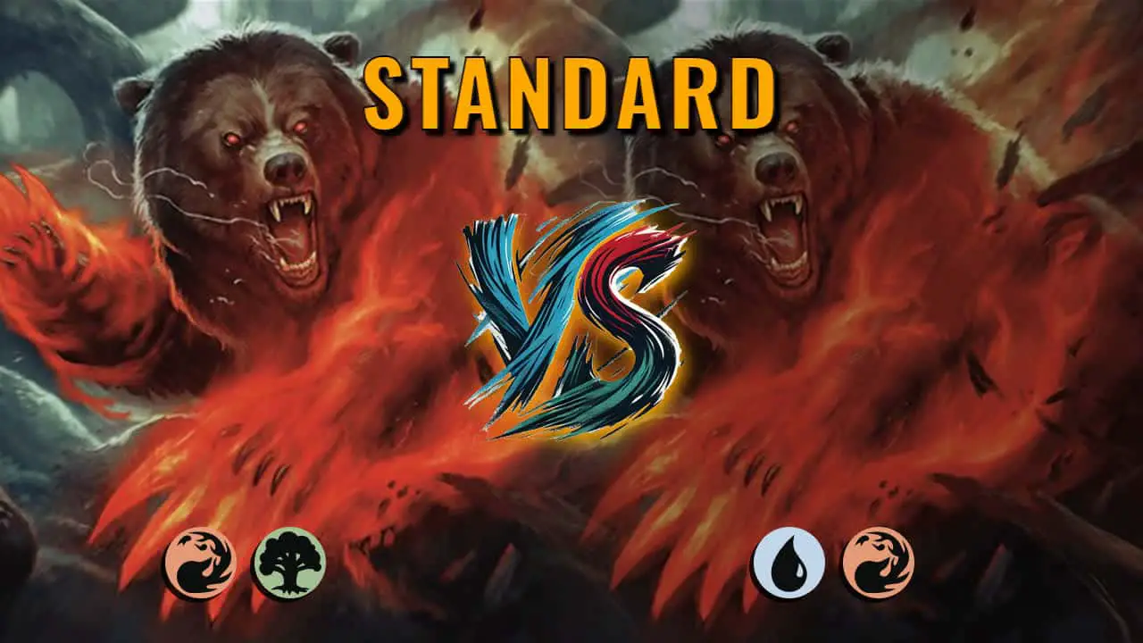 Watch MTG Arena Standard Video - Gruul Aggro by CunicoliGoblin VS Izzet Aggro by Jared Bartley - 4e543e