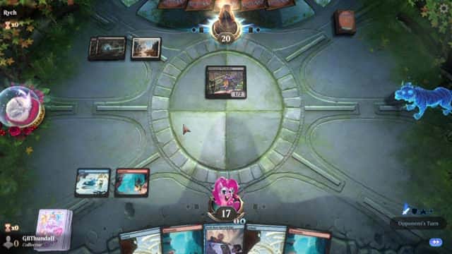 Watch MTG Arena Video Replay - Izzet Aggro by GBThundaII VS Orzhov Midrange by Rych - Timeless Play