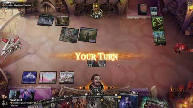 Watch MTG Arena Video Replay - Sorin of House Markov by Numbskull VS Freyalise, Skyshroud Partisan by LucaSSorte - Historic Brawl