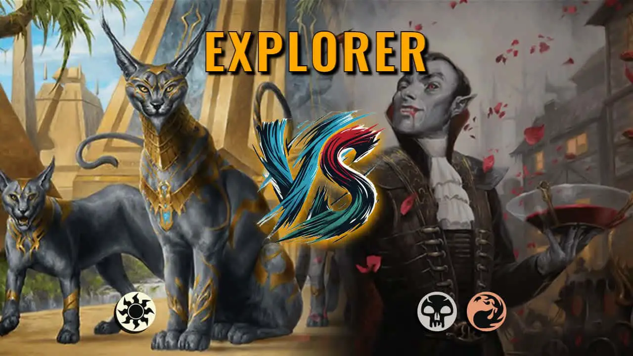 Watch MTG Arena Explorer Video - Mono White Aggro by Khat VS Rakdos Midrange by imtheguy23 - cfc887