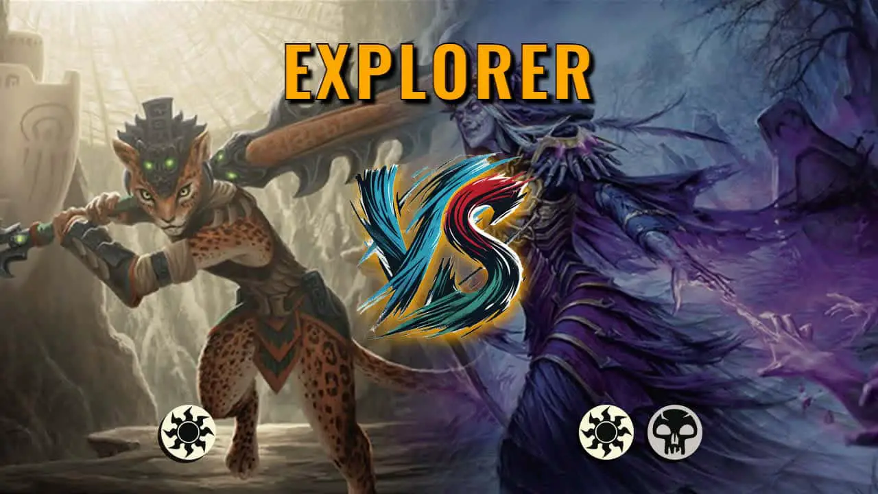 Watch MTG Arena Explorer Video - Mono White Aggro by Khat VS Orzhov Midrange by leo - 0868f8