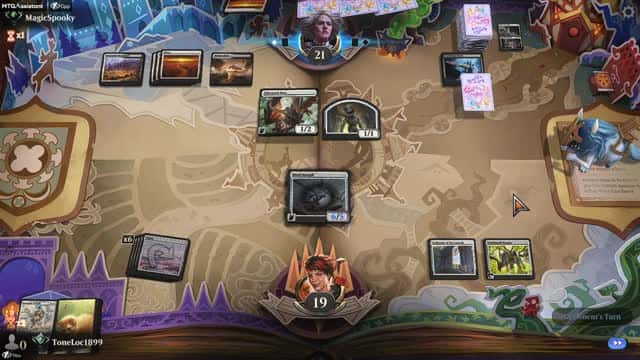 Watch MTG Arena Video Replay - Mono White Midrange by ToneLoc1899 VS Orzhov Midrange by MagicSpooky - Standard Ranked