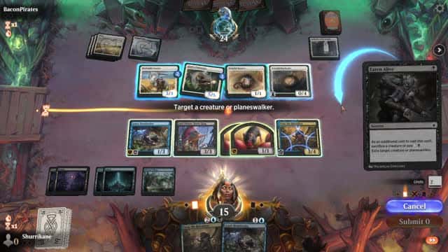 Watch MTG Arena Video Replay - Dimir Aggro by Shurrikane VS Azorius Aggro by BaconPirates - Traditional Standard Play