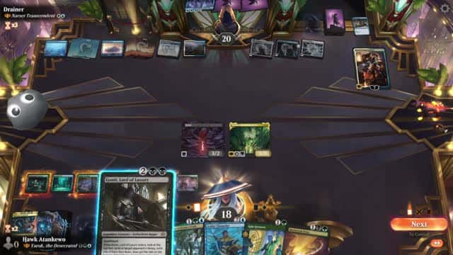 Watch MTG Arena Video Replay - Yarok, the Desecrated by Hawk Atankewo VS Narset Transcendent by Drainer - Historic Brawl