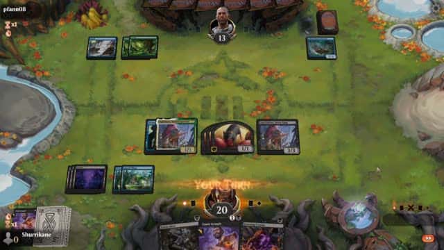 Watch MTG Arena Video Replay - Dimir Aggro by Shurrikane VS Simic Aggro by pfann08 - Traditional Standard Play