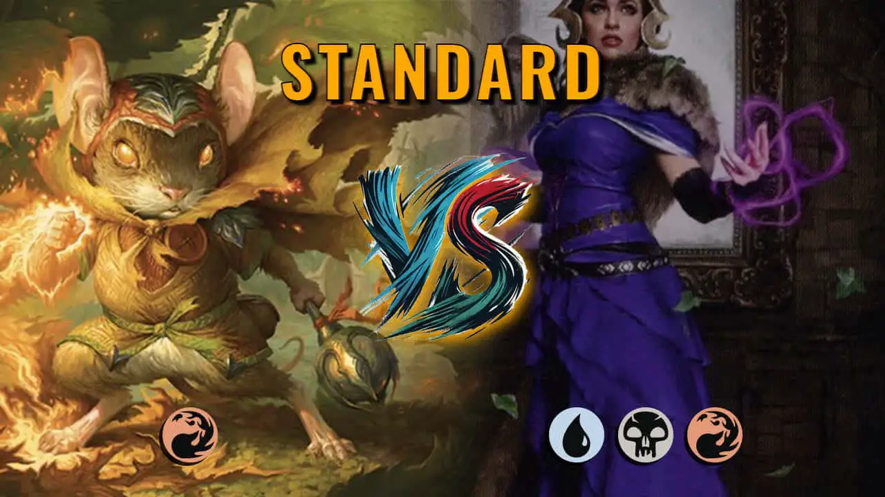 Watch MTG Arena Standard Video - Mono Red Aggro by CunicoliGoblin VS Grixis Midrange by mata - 0b1fa5