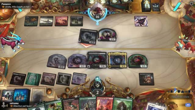 Watch MTG Arena Video Replay - Slimefoot and Squee by saitama VS Alesha, Who Laughs at Fate by Panazee - Historic Brawl