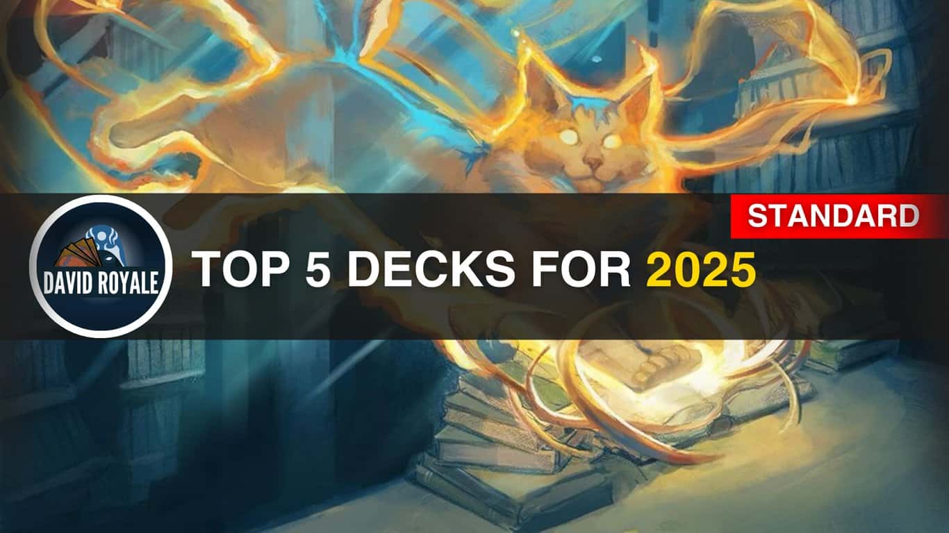 Discover the top 5 Standard MTG decks for 2025! Master the meta with Dimir Midrange, Gruul Prowess, and more. Dominate Friday Night Magic & MTG Arena.