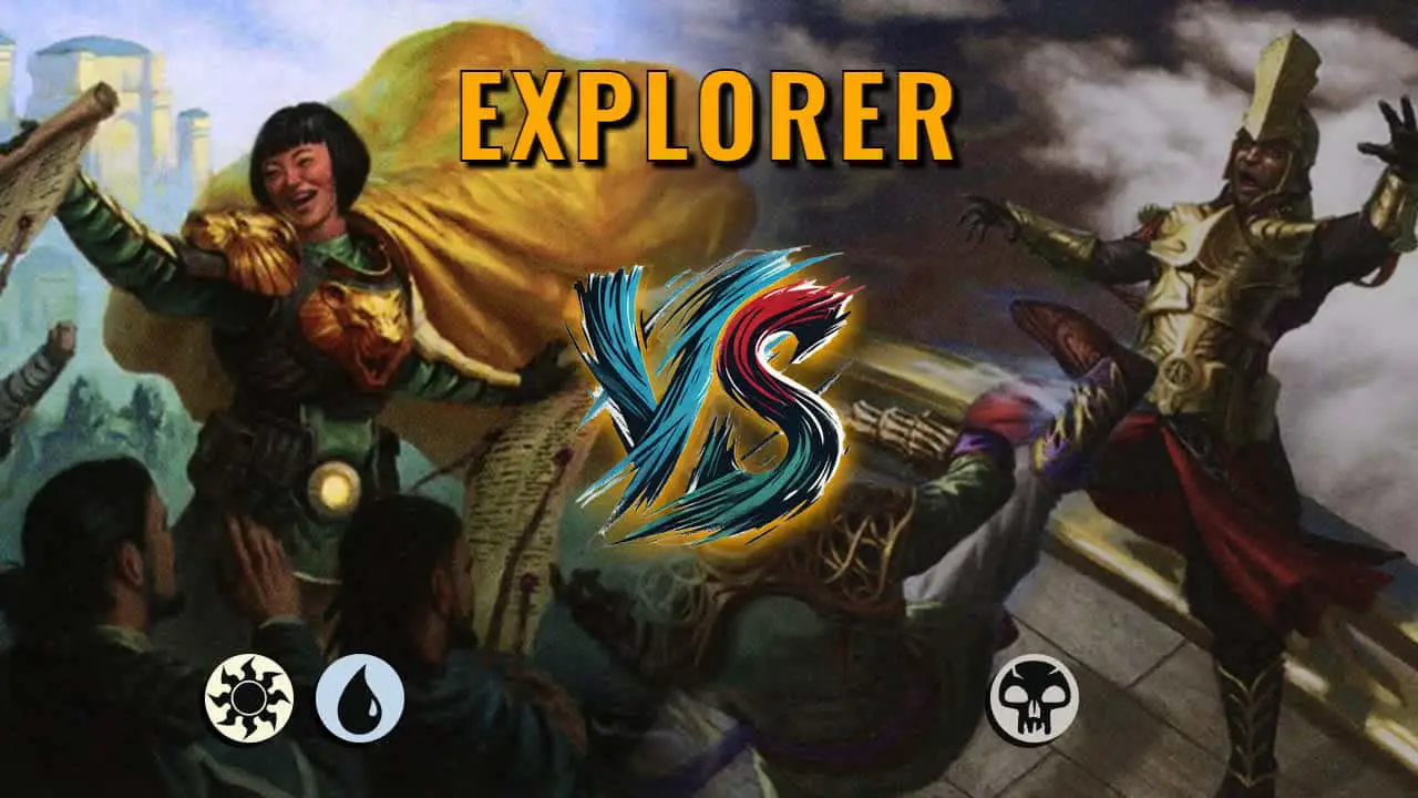 Watch MTG Arena Explorer Video - Azorius Aggro by Khat VS Mono Black Midrange by Condell - 209986