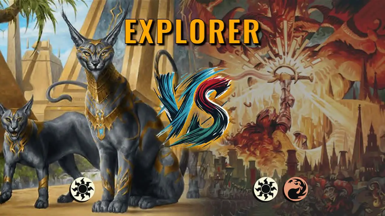 Watch MTG Arena Explorer Video - Mono White Aggro by Khat VS Boros Aggro by BigAl2k2 - 239d7f