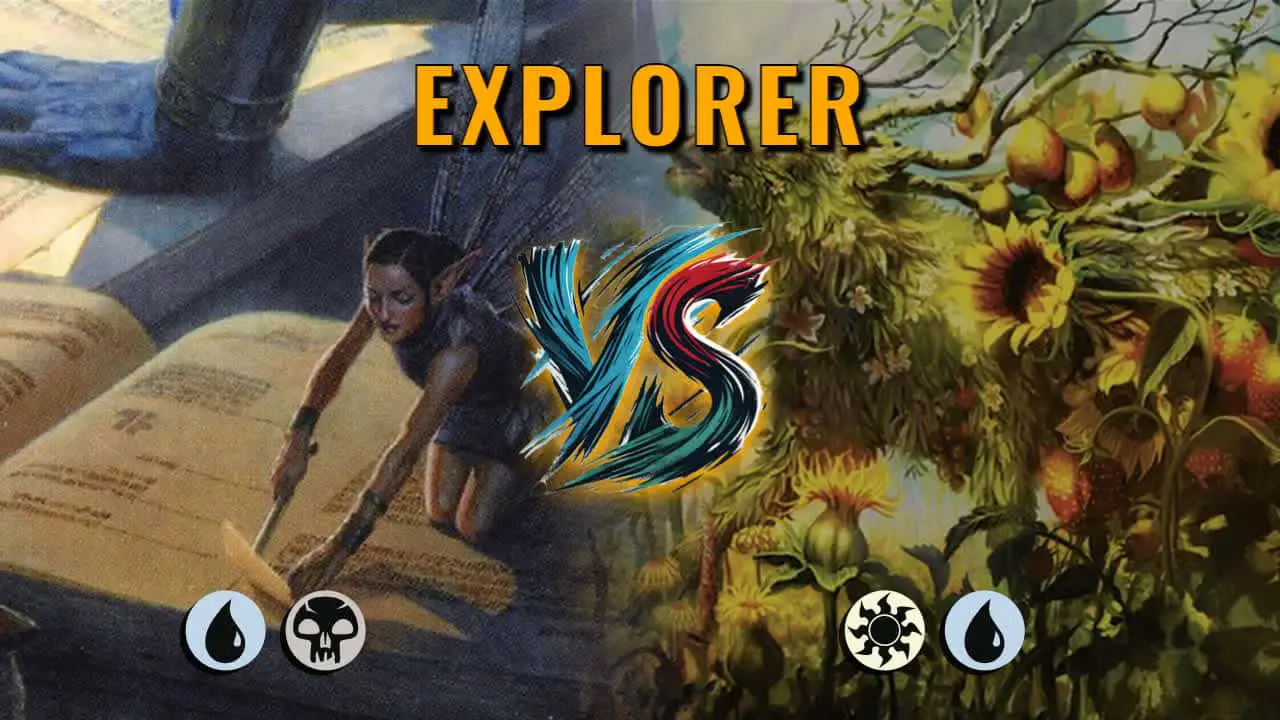 Watch MTG Arena Explorer Video - Dimir Aggro by Yhwach VS Azorius Midrange by June - b5b764