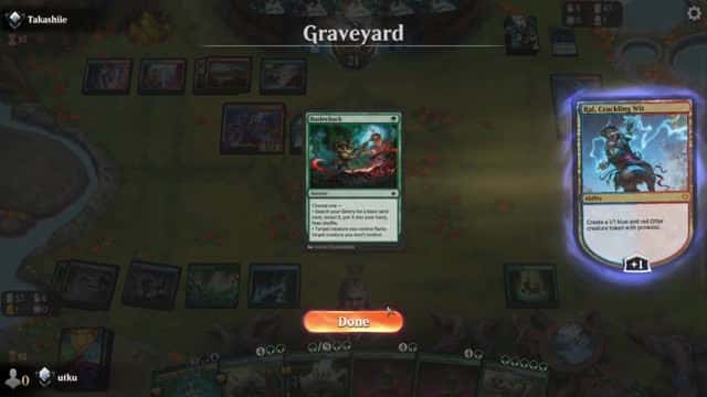 Watch MTG Arena Video Replay - Simic Midrange by utku VS Izzet Midrange by Takashiie - Standard Ranked