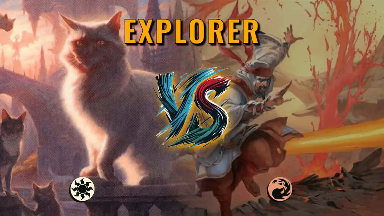 Watch MTG Arena Explorer Video - Mono White Aggro by Khat VS Mono Red Aggro by Natureswrath - 68fbc3