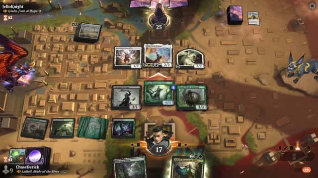 Watch MTG Arena Video Replay - Lathril, Blade of the Elves by ChaseDerick VS Giada, Font of Hope by JelloKnight - MWM Brawl Builder