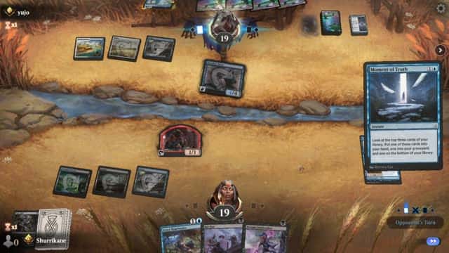 Watch MTG Arena Video Replay - Dimir Aggro by Shurrikane VS Azorius Midrange by yujo - Standard Ranked