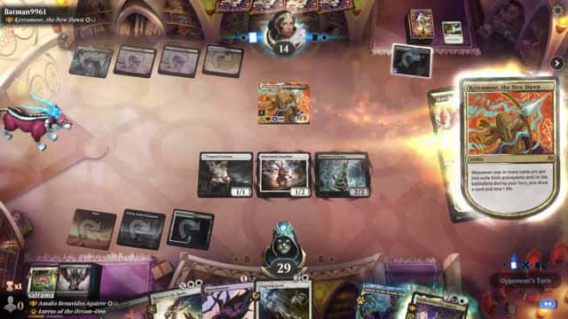 Watch MTG Arena Video Replay - Amalia Benavides Aguirre by saitama VS Ketramose, the New Dawn by Batman9961 - Historic Brawl