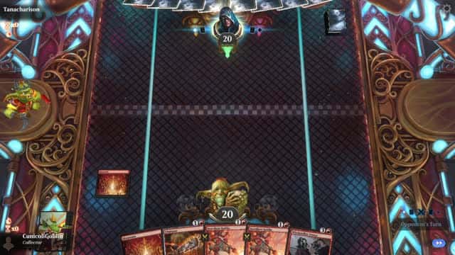 Watch MTG Arena Video Replay - Mono Red Aggro by CunicoliGoblin VS Golgari Midrange by Tanacharison - Traditional Standard Play